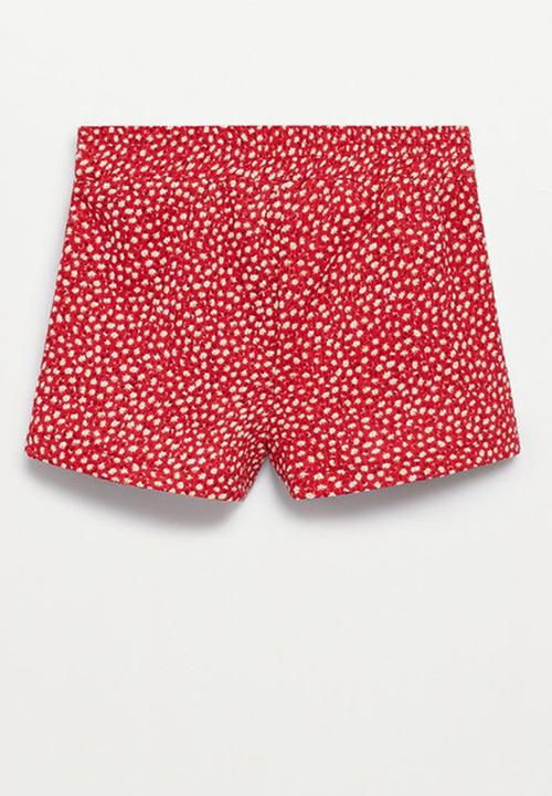 MANGO - Short rovisho - red