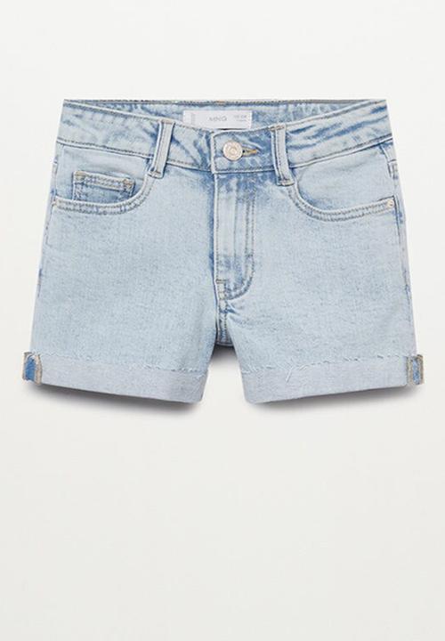 MANGO - Shorts chip - light blue