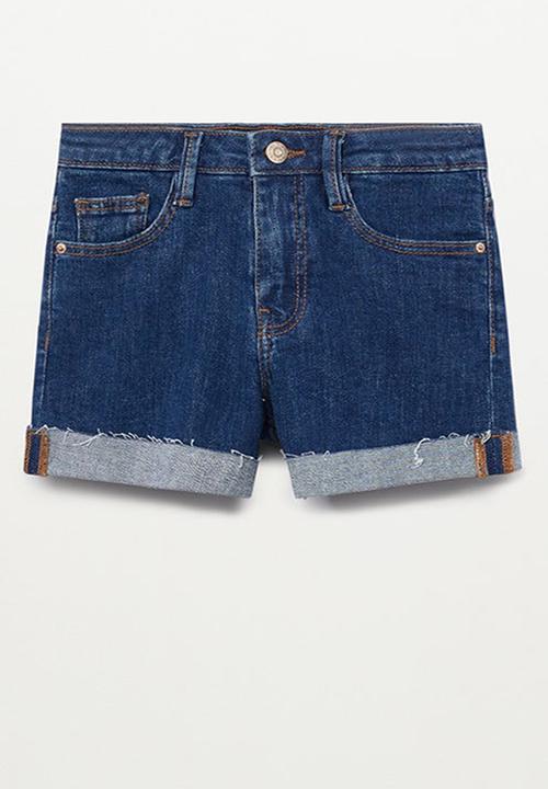 MANGO - Shorts chip - dark blue
