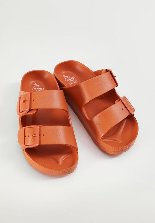 MANGO - Chancla poolb - orange