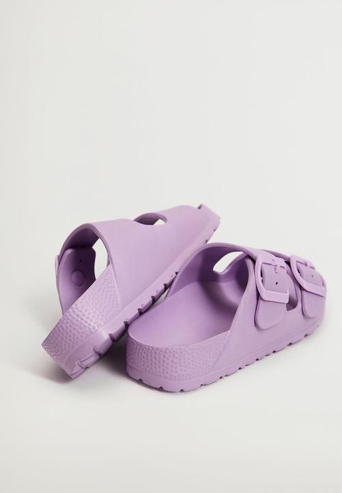 MANGO - Chancla poolg - purple