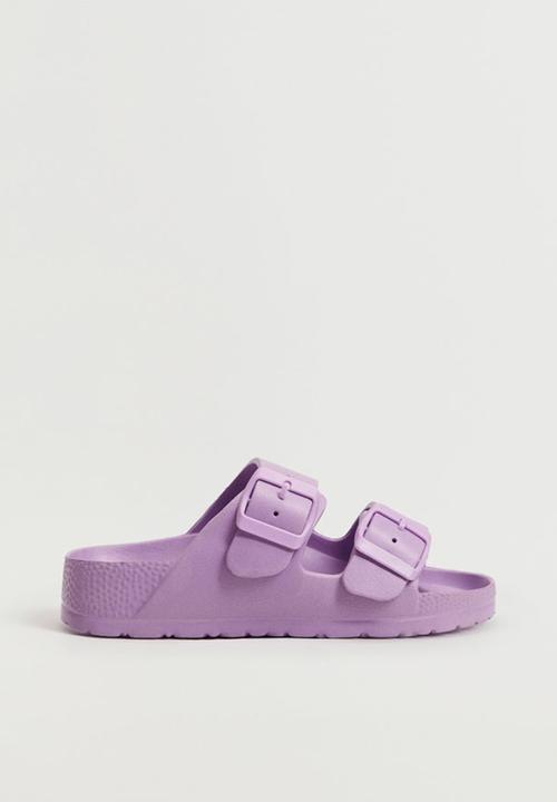 MANGO - Chancla poolg - purple
