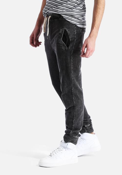 Native Youth - Acid Wash Jogger Pant