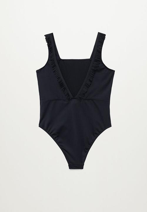 MANGO - Swimset flecos - black