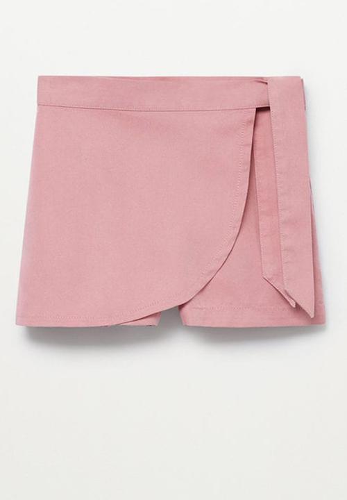 MANGO - Shorts lines - pink