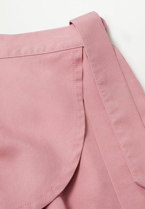 MANGO - Shorts lines - pink