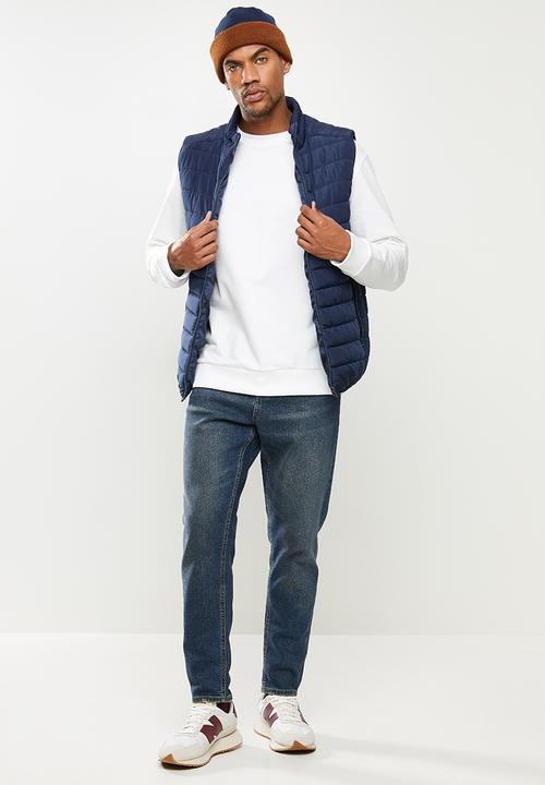 STYLE REPUBLIC - Plain crew neck sweat top - white
