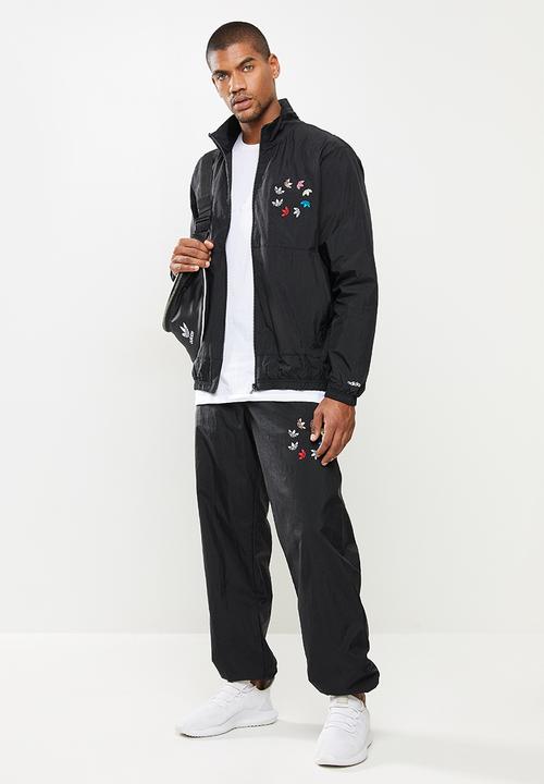 adidas Originals - ADICOLOR SHATTERED TREFOIL TRACK TOP - black & multicolor