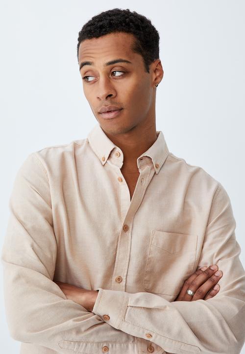 Cotton On - Brunswick shirt 3 - cookie
