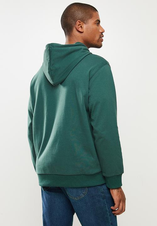 STYLE REPUBLIC - Plain hoodie pullover sweat - green