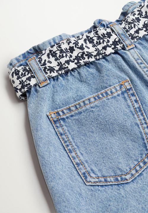 MANGO - Shorts gala - blue