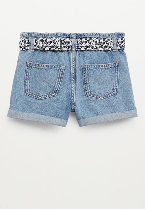 MANGO - Shorts gala - blue