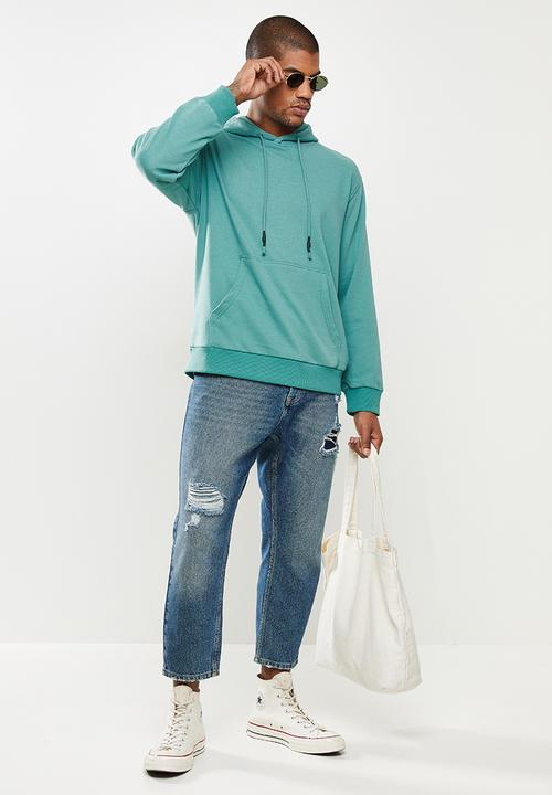 STYLE REPUBLIC - Plain hoodie pullover sweat - blue