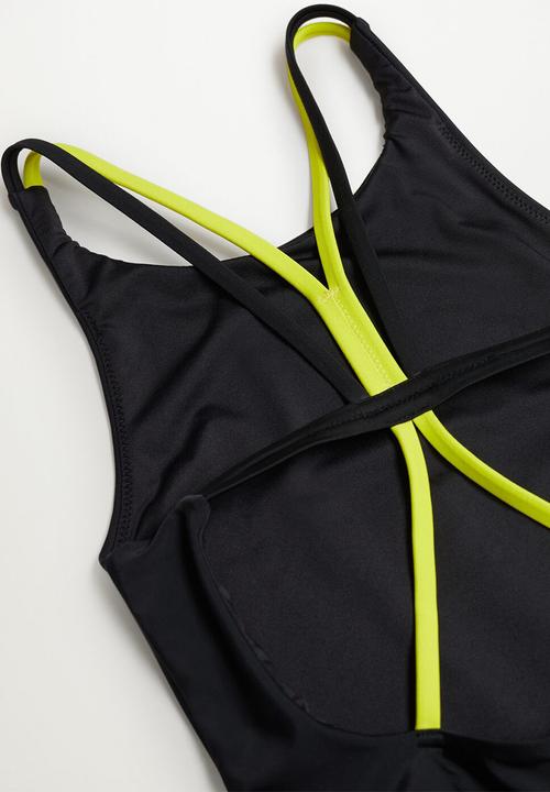 MANGO - Swimsuit nata - black
