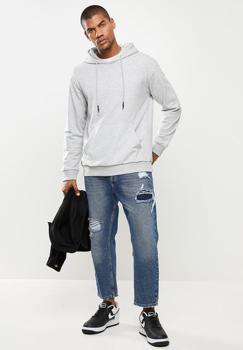 STYLE REPUBLIC - Plain hoodie pullover sweat - grey