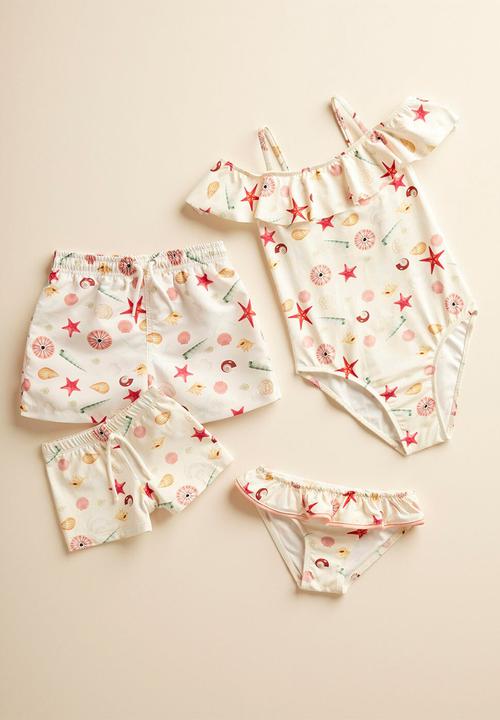MANGO - Swimsuit marea - beige