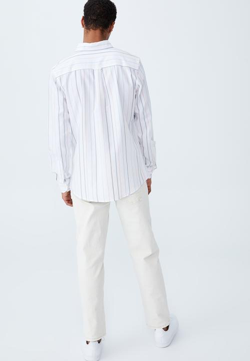Cotton On - Brunswick shirt 3 - wide colour stripe