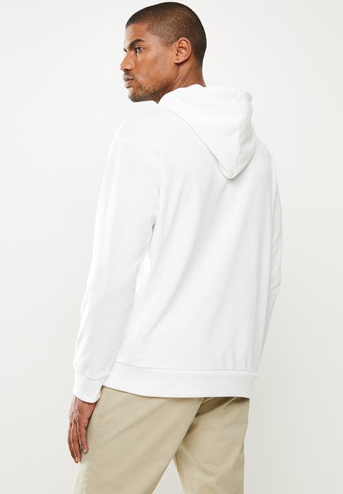 STYLE REPUBLIC - Plain hoodie pullover sweat - white