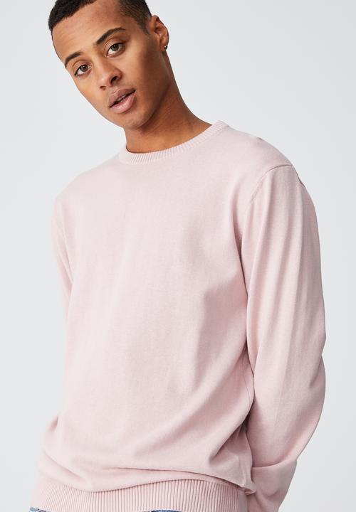 Cotton On - Lightweight crew knit - dusty pink