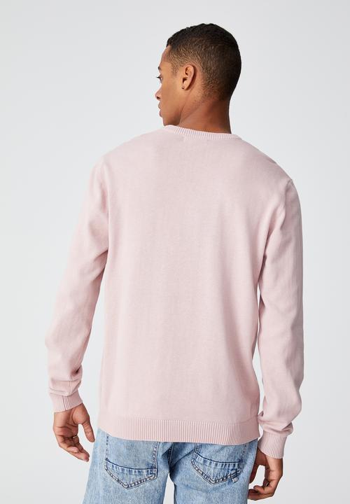 Cotton On - Lightweight crew knit - dusty pink