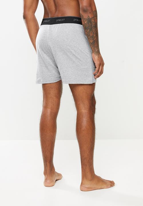 Superbalist - Kris knit boxers - grey 