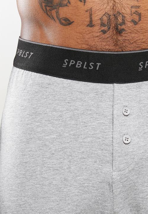 Superbalist - Kris knit boxers - grey 