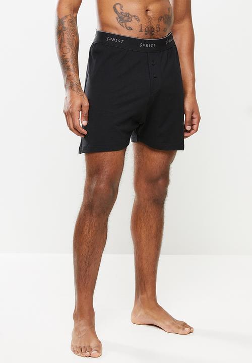 Superbalist - Kris knit boxers - black