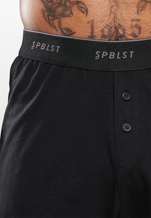Superbalist - Kris knit boxers - black