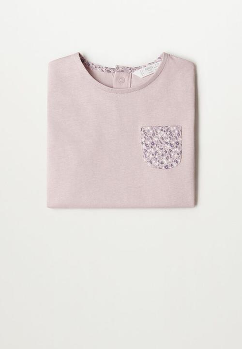MANGO - Irene short sleeve tee - purple