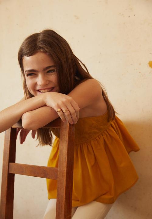 MANGO - Blouse maya - yellow