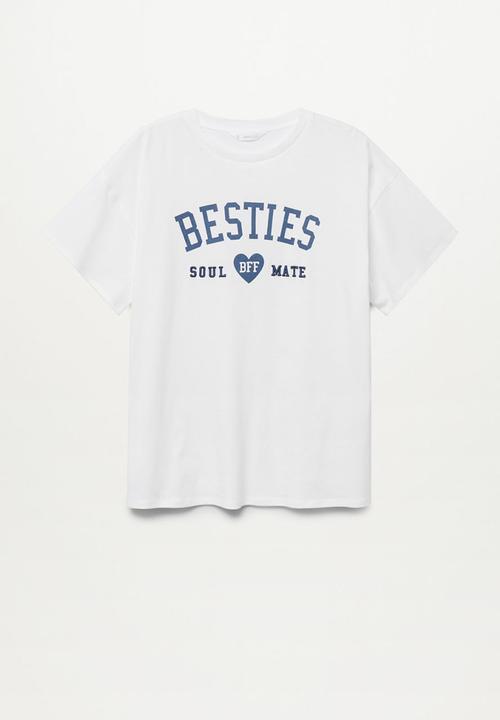 MANGO - Camiseta awesome - white