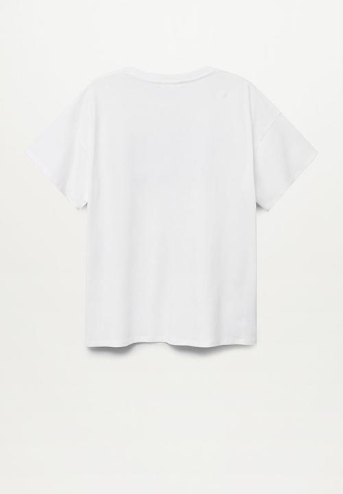 MANGO - Camiseta awesome - white