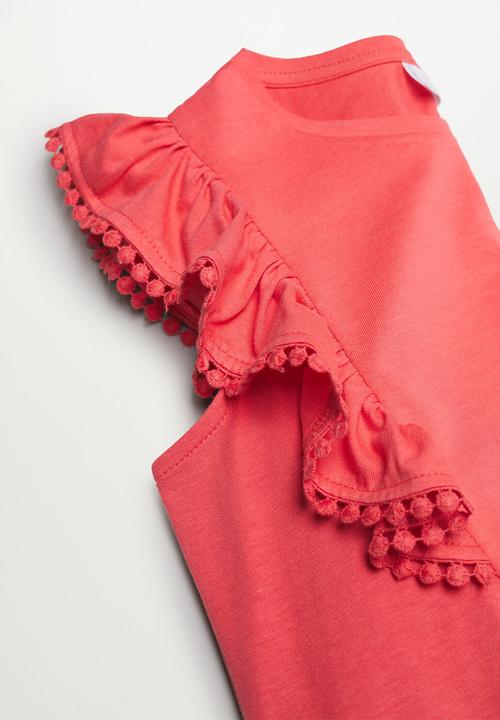 MANGO - Camiseta ane - red