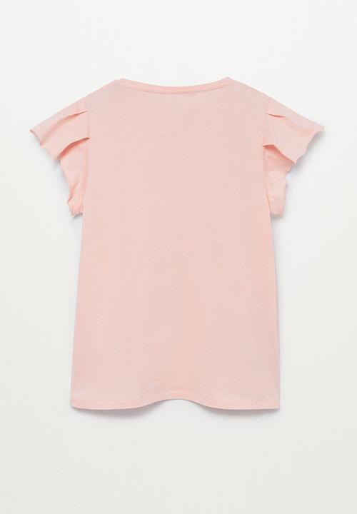 MANGO - T-shirt soft - pink