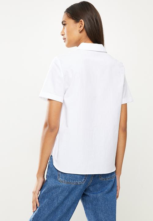 MANGO - Shirt lluna - white