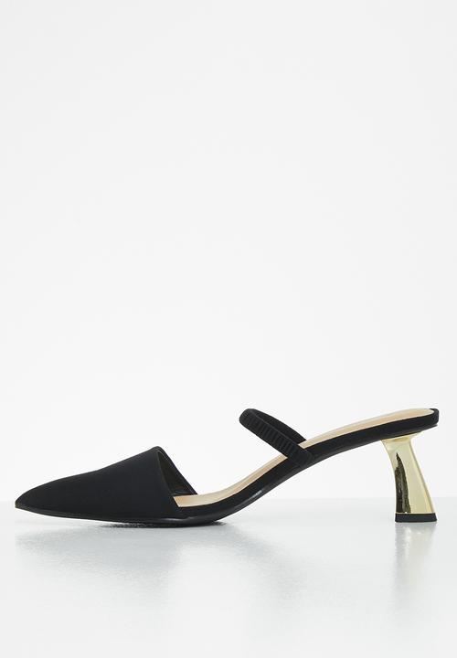 Miss Black - Cartier heel - black