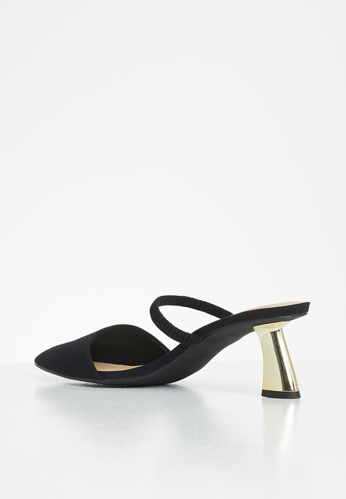 Miss Black - Cartier heel - black