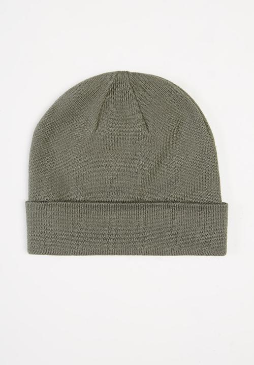 Converse - Solid slouch 2 in 1 beanie - charcoal grey