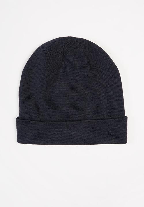 Converse - Solid slouch 2 in 1 beanie - navy