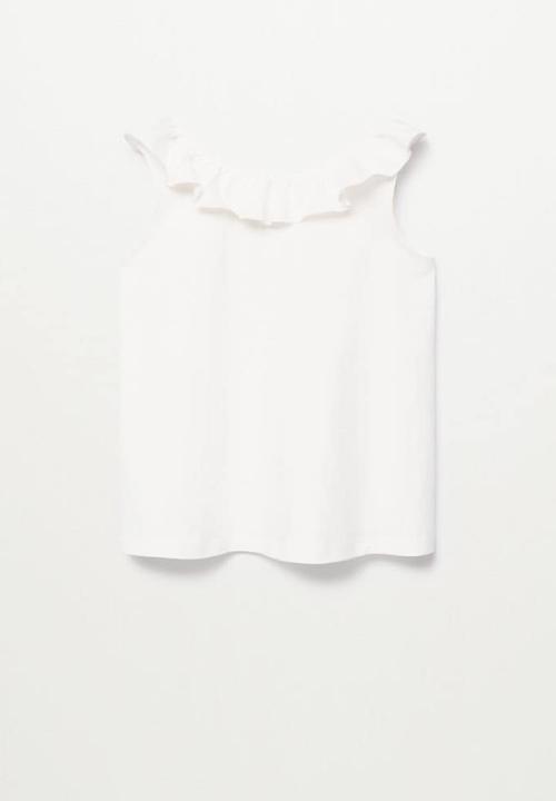 MANGO - Camiseta echanty - white