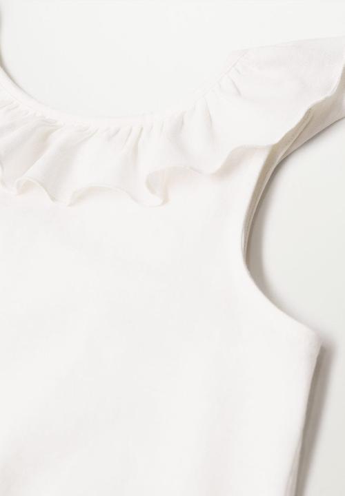 MANGO - Camiseta echanty - white