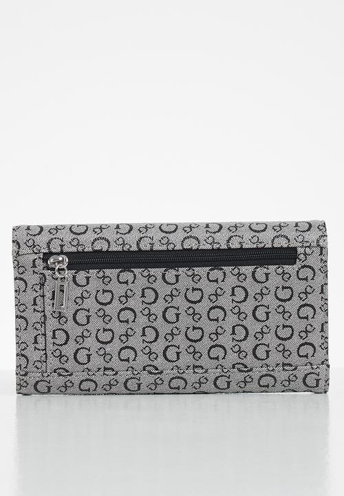 GUESS - Buoso slg slim clutch - black 