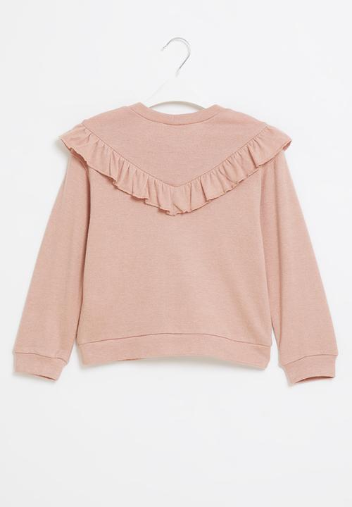 Superbalist Kids - Frill detail jersey - light pink