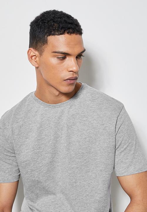 Superbalist - Nate crew neck tee - grey 