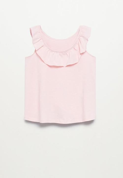 MANGO - Camiseta echanty - pink