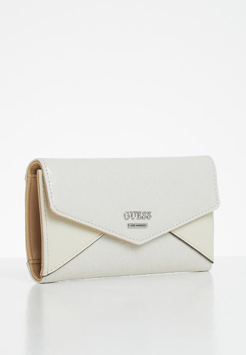 GUESS - Buoso slg slim clutch - stone