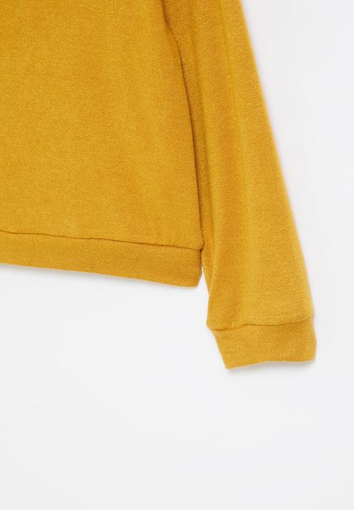 Superbalist Kids - Frill detail jersey - mustard