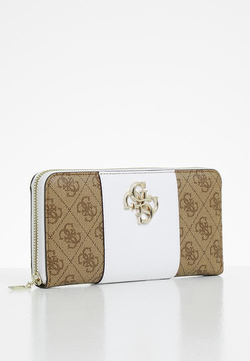 GUESS - Noelle slg large zip around - latte 