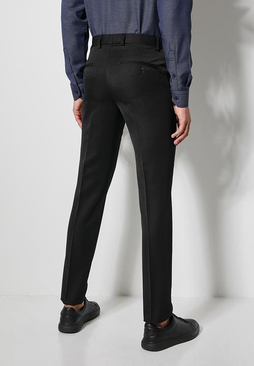 Superbalist - Charlie slim fit trousers - black.