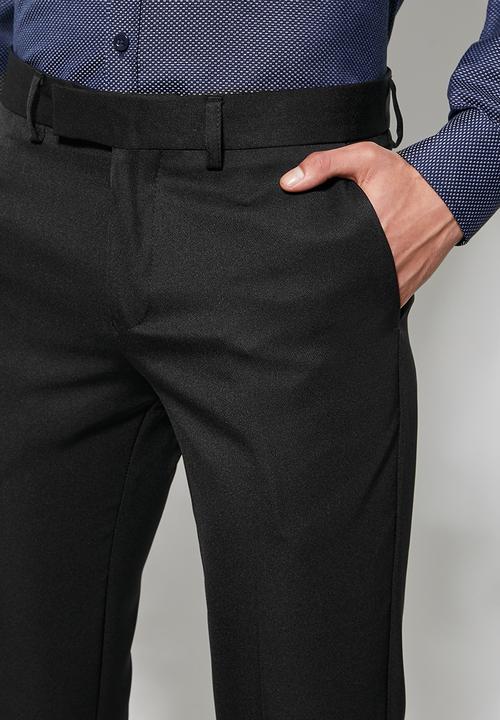 Superbalist - Charlie slim fit trousers - black.